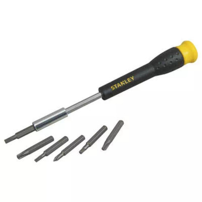 Отвертка Stanley с битами Phillips, Pozidriv, Torx, Slotted, Sl1, Ph00, Pz0, Т5, ТТ10, L= 25 мм, 33 шт, кейс (STHT0-62634) Винница - изображение 2