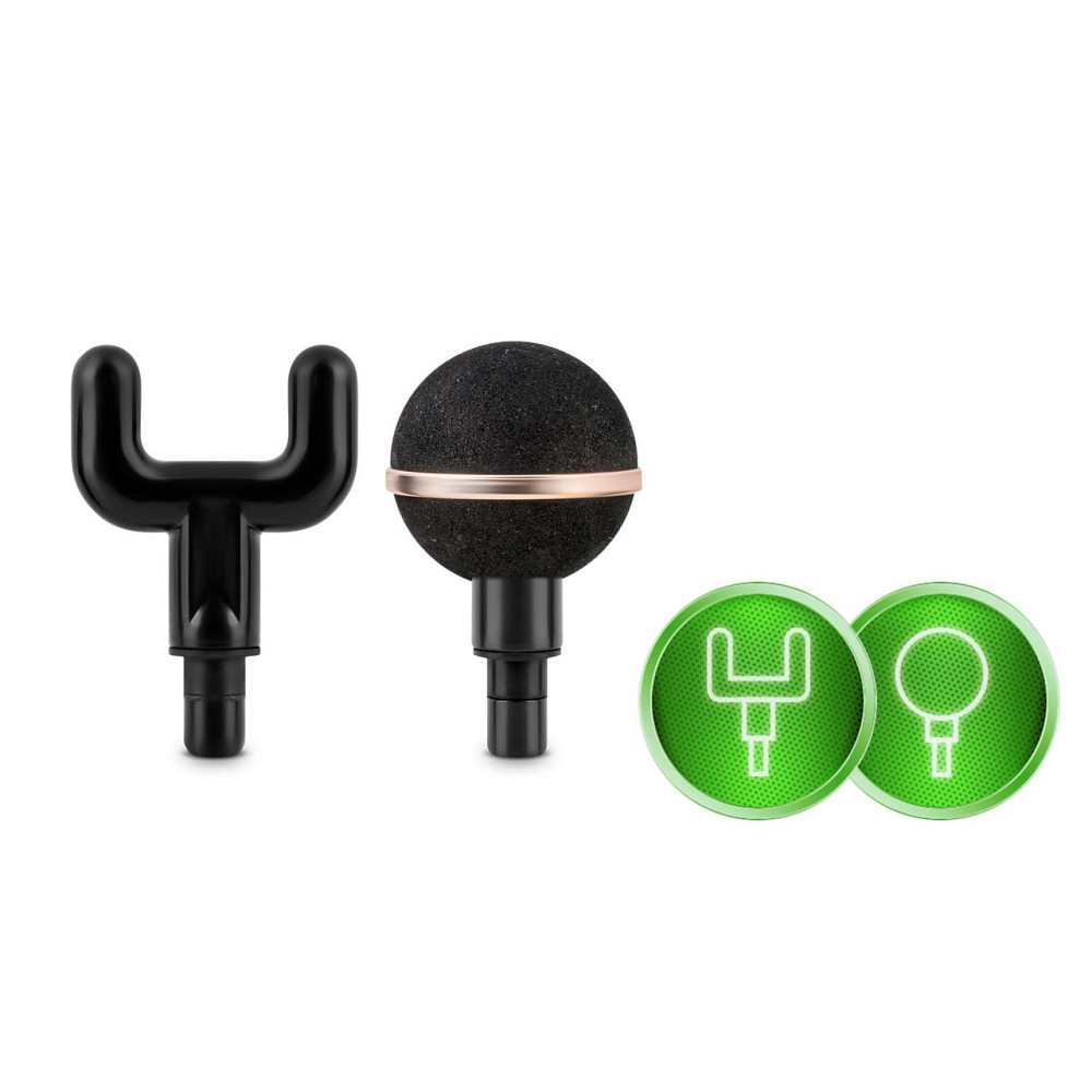 Массажный пистолет многофункциональный 8 насадок NS-500 Neo-Sport розовый Киев - изображение 9