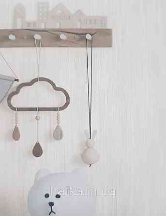 Шпалери вінілові на флізеліні гарячого тиснення DU&KA 1.06х10 вензель основа під штукатурку сірі коричневі Київ