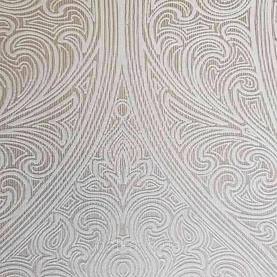 Шпалери метрові вінілові на флізелін Villa Marburg Lombardi вензель великий структурний блакитні на Київ