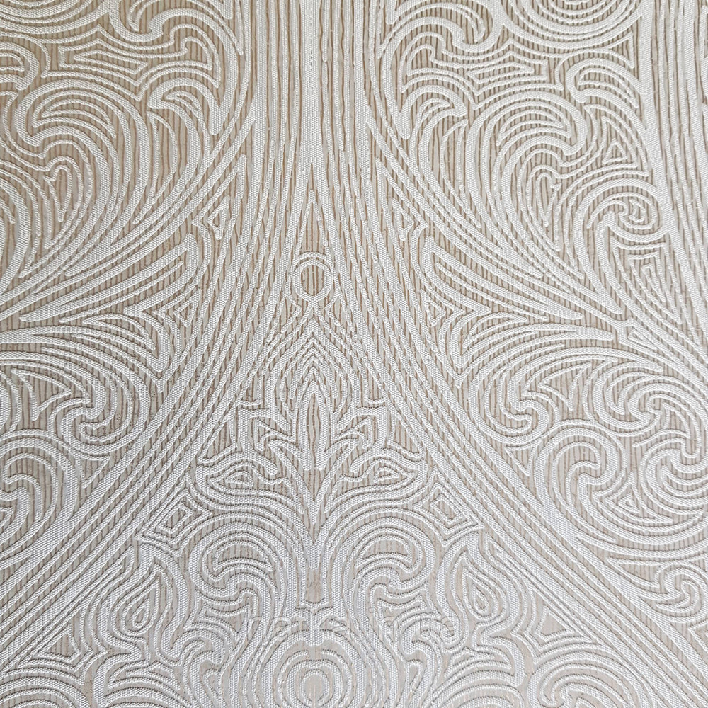 Шпалери метрові вінілові на флізелін Villa Marburg Lombardi вензель великий структурний блакитні на Київ - фото 6