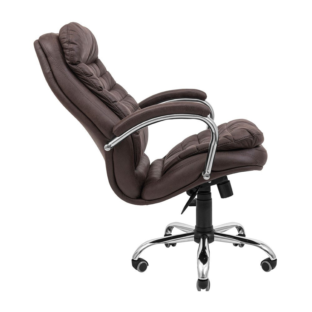 Офісне крісло керівника Richman Valencia Ameli Хром M2 Anyfix Коричневий Київ - фото 4