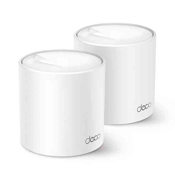 Домашня Mesh Wi-Fi система TP-LINK DECO X50 2PK AX3000 3xGE LANWAN MU-MIMO OFDMA (DECO-X50-2-PACK) Киев