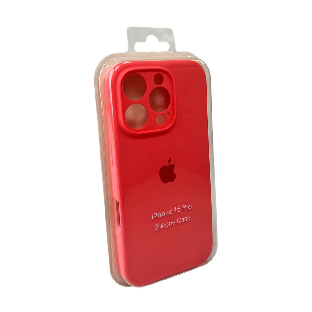 Чохол для смартфона Silicone Full Case AA Camera Protect for Apple iPhone 16 Pro 50,Pink Orange Київ - фото 2