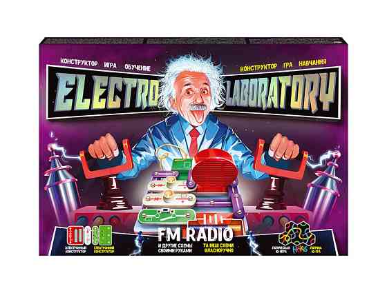 Електронний конструктор "Electro Laboratory. Radio+Piano" Danko Toys ELab-01-03  FMRadio Вінниця
