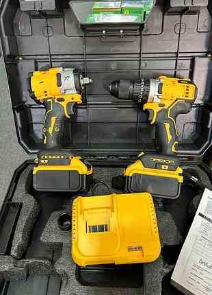 Набор аккумуляторного инструмента 2в1 KRAFFTEC 48V: Шуруповерт + Гайковерт, 2 АКБ, кейс Одесса