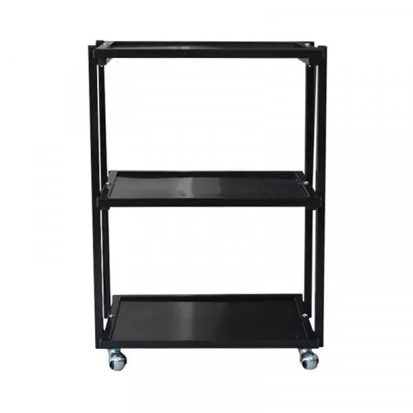 Косметологічний візок металевий на колесах Профі UK-01 Чорний Київ - фото 1