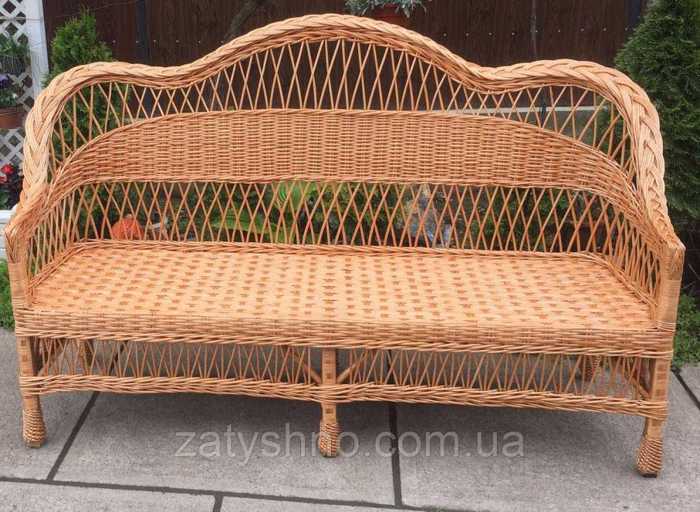 Диван плетеный большой 180 длиной Киев - изображение 2