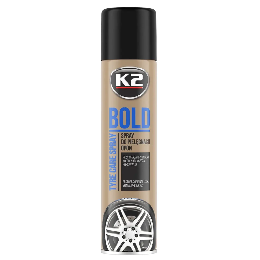 Чорнитель шин K2 Bold (600 мл) аерозоль Чортків - фото 1