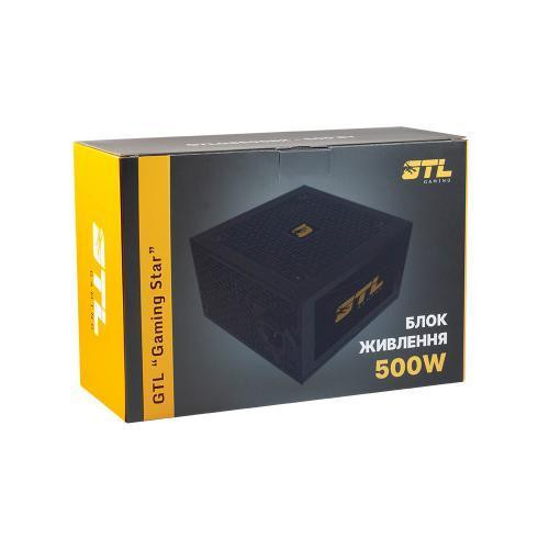 Блок живлення GTL Gaming Star (GTLGS500BK) 500W ( Чорний ) Харків - фото 4