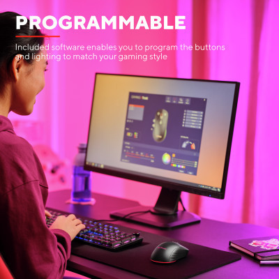 Мышка Trust GXT 926 Redex II Wireless/USB-A/USB-C Black (25126) Винница - изображение 4