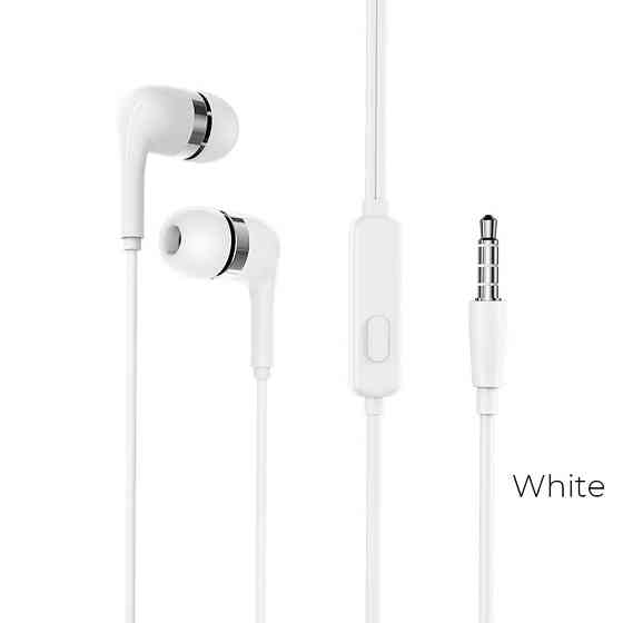 Навушники дротові BOROFONE BM39 (3.5mm) White Київ