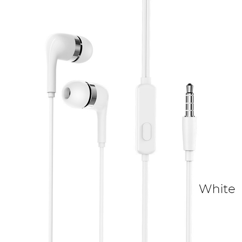 Навушники дротові BOROFONE BM39 (3.5mm) White Київ - фото 2