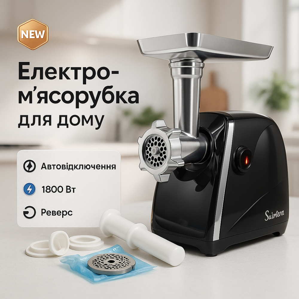 Мясорубка для наполнения колбас Suntera, Электромясорубки электрические бытовые, Томатная мясорубка NX-10 Львов - изображение 15