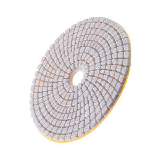 Окружность алмазная шлифовальная, гибкая на липучке 125 мм P80. INTERTOOL BT-0926 Киев