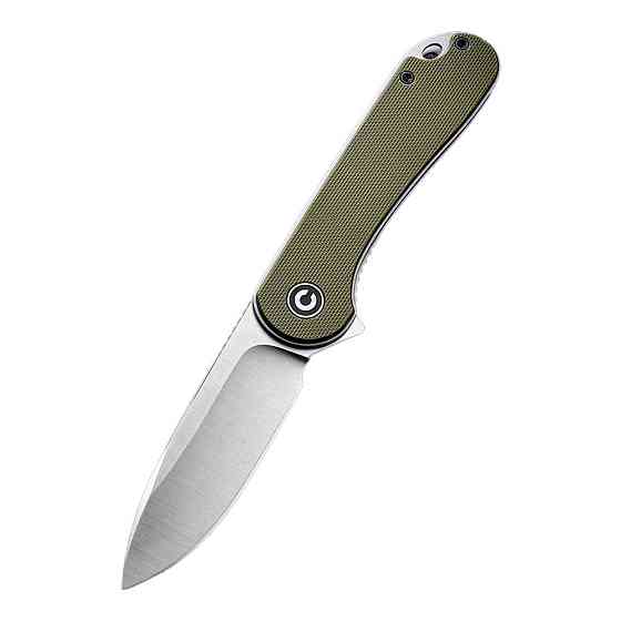 Нож складной карманный Civvi Elementum, (7.5 см) D2 / G10 оливковый Киев