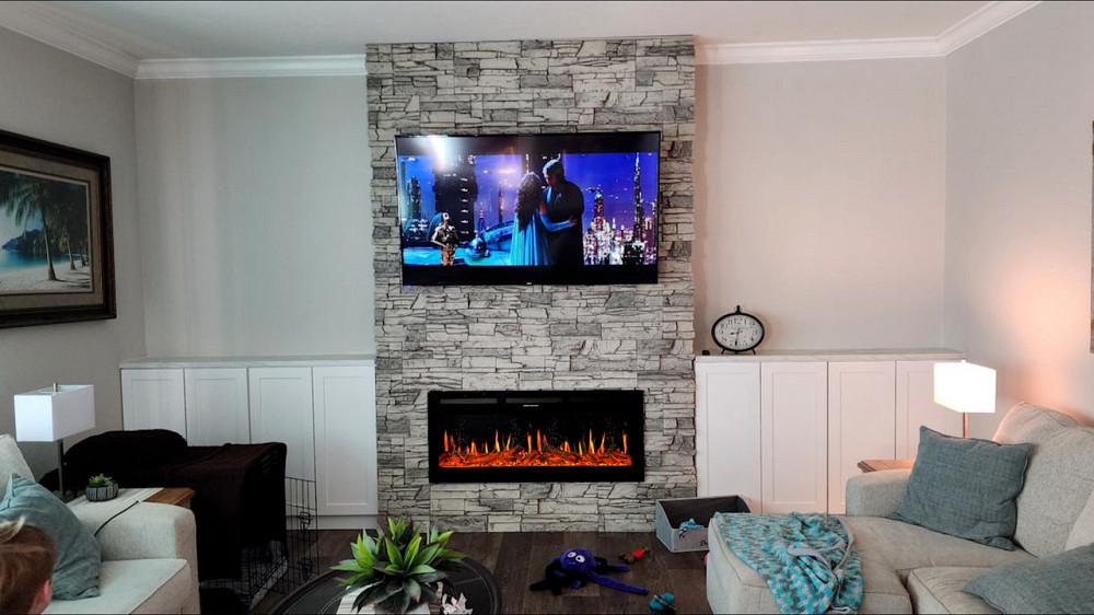 Электрокамин с обогревом Royal 5D V-Art 40 L с 5D эффектом пламени, звуком, дровами и цветным пламен Львов - изображение 5