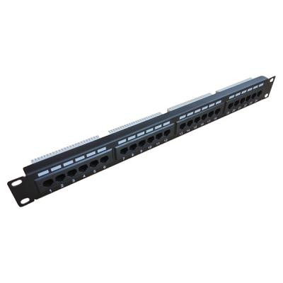 Патч-панель 19" 24xRJ-45 UTP cat.5e, 1U Kingda (KD-PP05-UTP-C5e-24P) Винница - изображение 1