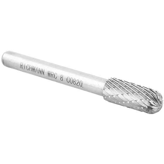 Борфреза по металу твердосплавна Richmann циліндрична заокруглена WRC 8 мм (C8911) Коломыя