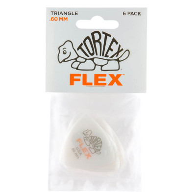 Медиатор Jim Dunlop Tortex Flex Triangle Pick .60mm 6 шт. (456P.60) Винница - изображение 2