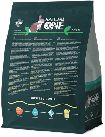 Полнорационный корм Спешиал Ван Special One для декоративных кроликов, 500 г Винница