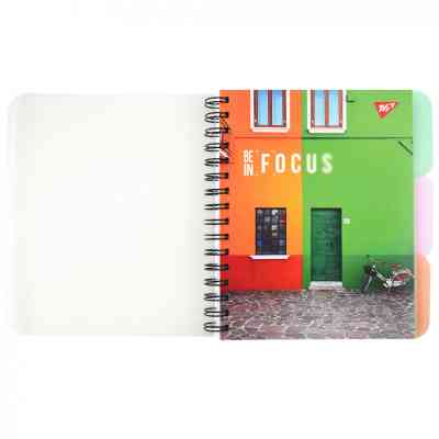 Блокнот Yes В6 Be in focus 144 листа пластиковая обложка (681954) Винница