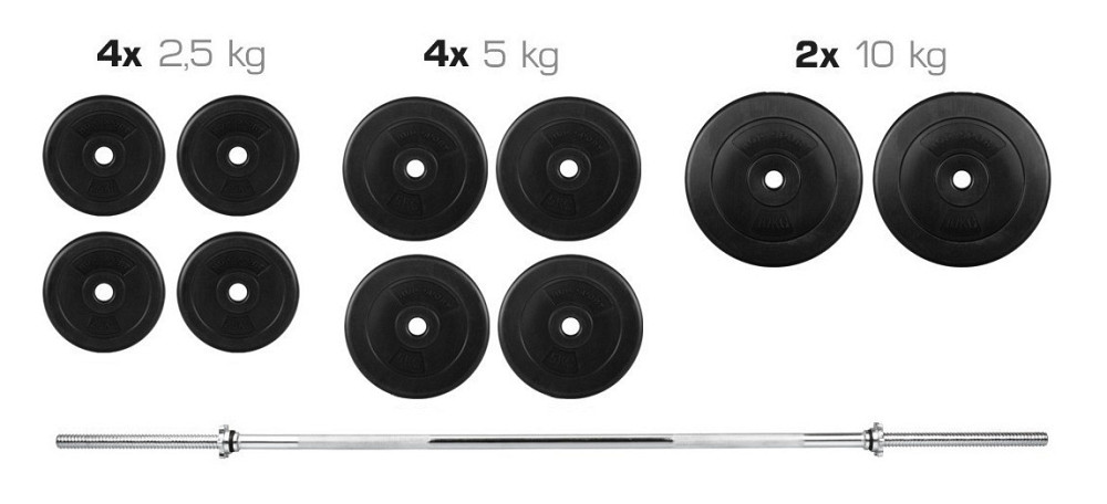 Штанга 60 кг розбірна фіксована пряма складальна для дому домашня Київ - фото 2