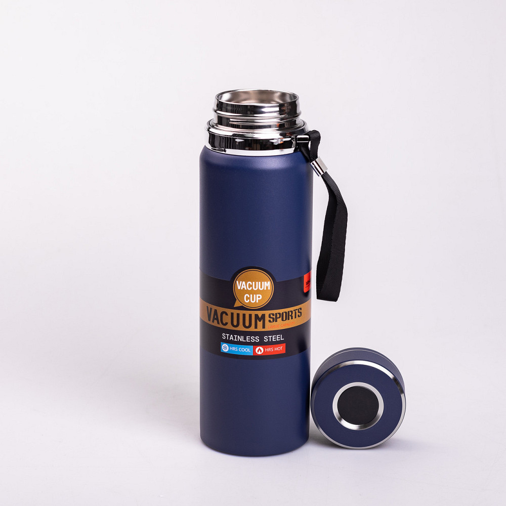 Термос Vacuum Sports  с датчиком температуры 1 л синий HP-14-30BL Киев - изображение 5