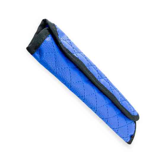 Чехол безопасности l кожзам синий, тисненый ремня Мукачево