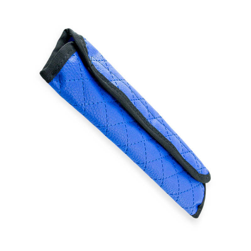 Чехол безопасности l кожзам синий, тисненый ремня Мукачево - изображение 1