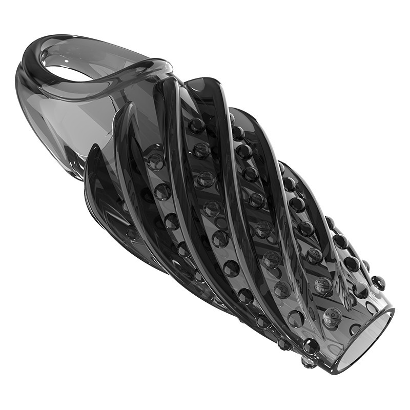 Стимулирующая насадка Meleon - Tidal Wave Locking Sleeve, PS-10 Sex Aura Киев - изображение 8