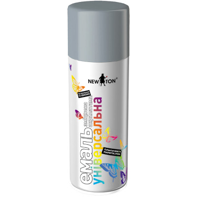 Аэрозольная краска для автомобиля New Ton універсальна 7046 сірий гл., аероз. 400 мл (000000232) Винница - изображение 1