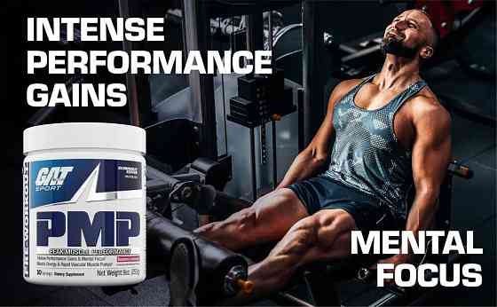 Передтренувальний комплекс GAT PMP Pre-Workout 255 г, Raspberry Lemonade Луцьк