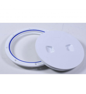 Лючок Инспекционный Белый Диаметр 127 См для лодок катеров яхт Киев - изображение 1