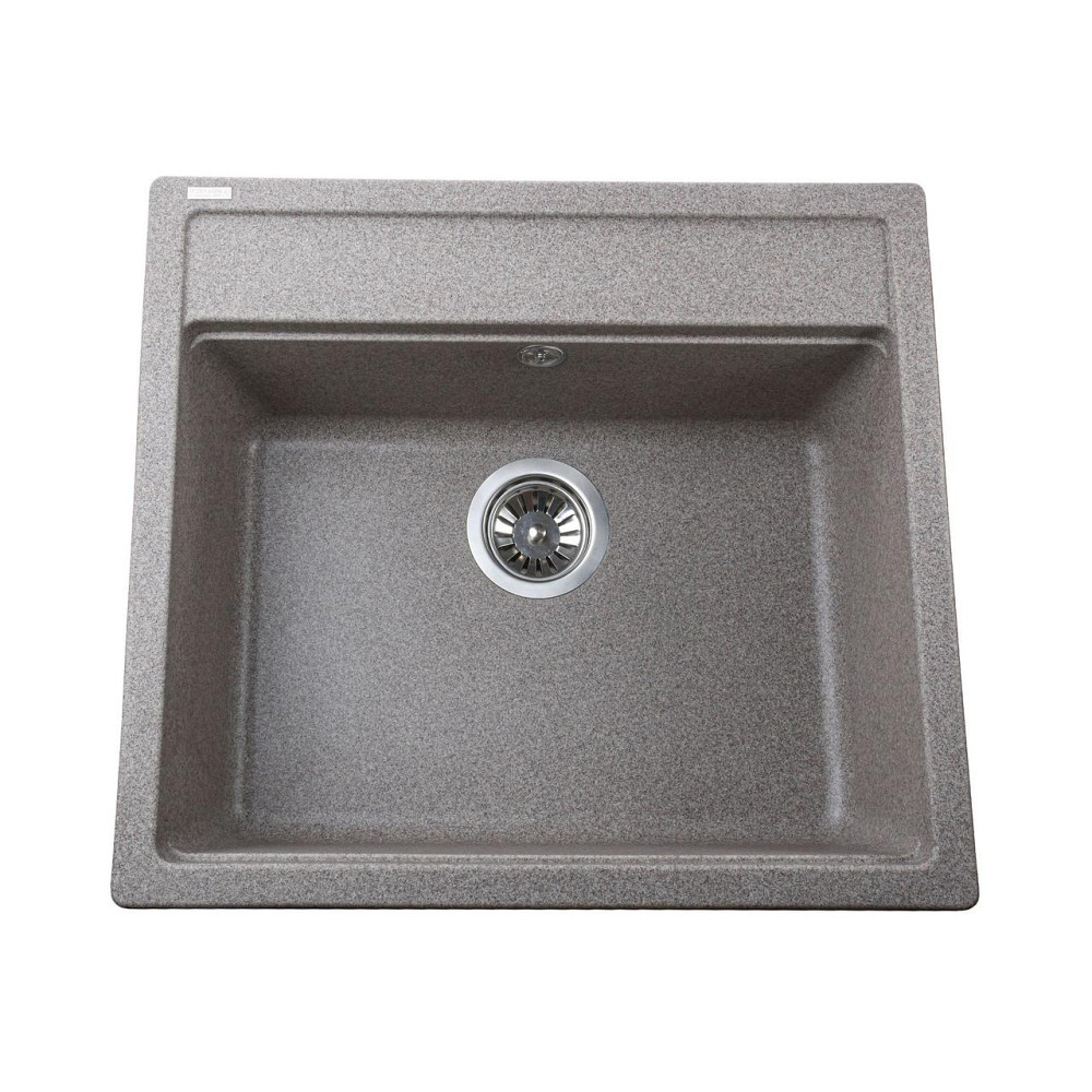 Гранітна мийка Globus Lux VOLTA мокко 570х510мм (000023501) Київ - фото 1