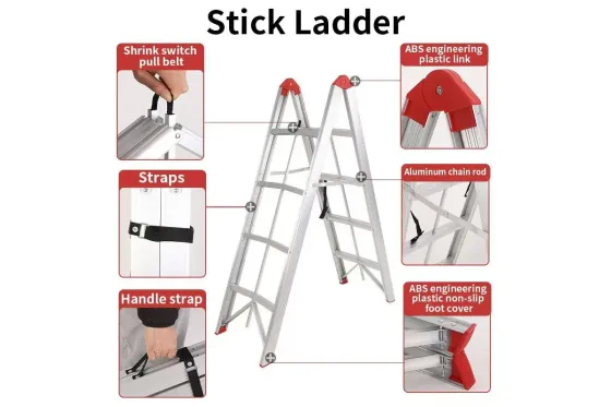 Аллюминивая лестница-трансформер стремянка 1.7м JDT1020S05 Коломия
