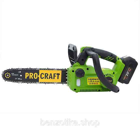 Акумуляторна ланцюгова пила Procraft PKA42Li + 1 акб 4Аг + ЗП charger20/1 + Олива для ланцюга 1л Киев