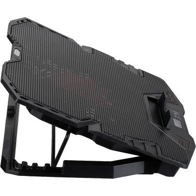 Підставка до ноутбука IceCoorel 10-15", 1*125mm 1400 RPM + 4*70mm 2500 RPM, 2*USB, 365x297x30mm, Blue (K5Bl) Вінниця - фото 2