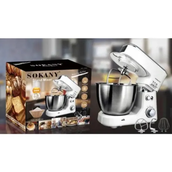 Кухонный комбайн тестомес миксер 3 в 1 на 6 скоростей Sokany SC-209 Multy 800 Вт Коломыя