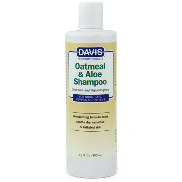Davis Oatmeal & Aloe Shampoo ДЭВИС ОВСЯНАЯ МУКА С АЛОЭ гипоаллергенный шампунь для собак и котов, концентрат Киев - изображение 1