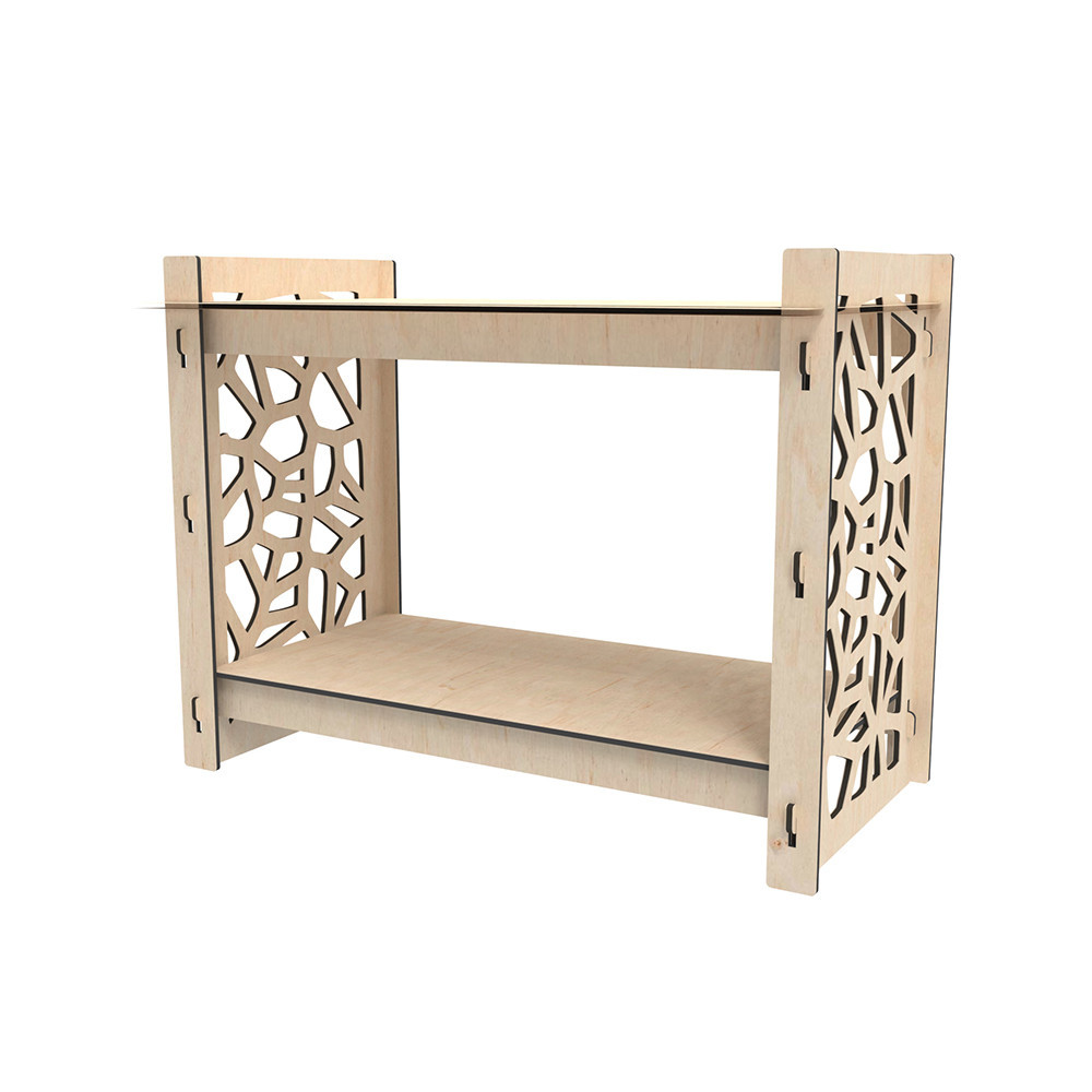 Стелаж з фанери EKOSTAR 2 полки 600х750х365 Київ - фото 1