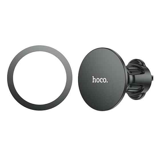 Тримач для мобільного HOCO H12 Fine jade ring magnetic car holder(air outlet) Black Киев