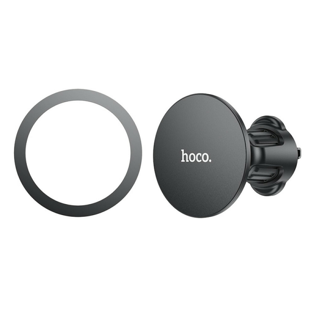 Тримач для мобільного HOCO H12 Fine jade ring magnetic car holder(air outlet) Black Киев - изображение 5