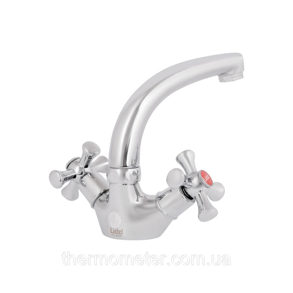 Смеситель для кухни Lidz Lamb 272F двухвентильный LDLAM272FCRM22018 Chrome Киев - изображение 6