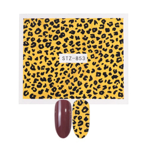 Стикеры для ногтей леопардовые - размер наклейки 6*5см, инструкция по применению есть в описании Киев - изображение 1
