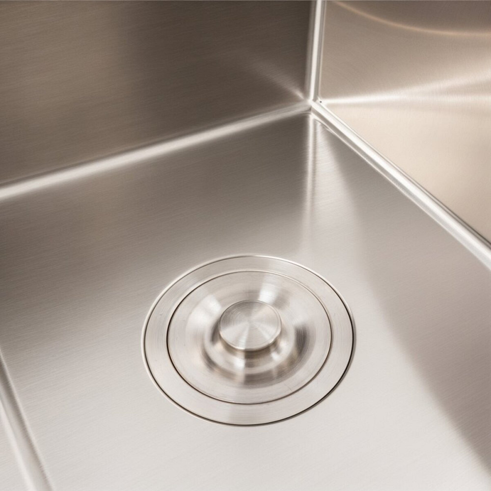 VALESO Кухонна мийка CM 58*48 L нержавійка VALESO Handmade (круглий сифон 3,0/0,8) Киев - изображение 5
