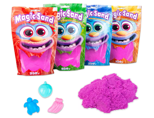 Magic sand в пакеті 39402-4 фіолетовий, 0,350 кг, шт Київ - фото 1
