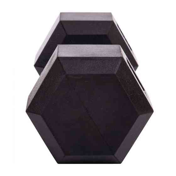 Гантель 10 кг цельная шестигранная гексагональная Zelart Киев