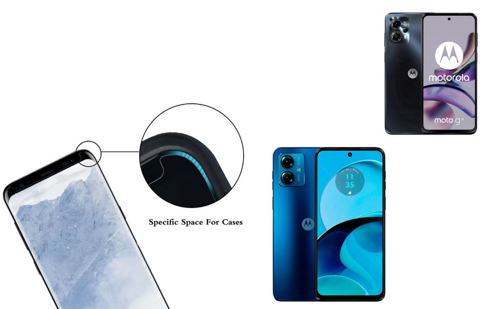Захисне скло HyperGlass Pro для Motorola Moto E13, Moto E14 – максимальна чутливість та захист Київ - фото 3