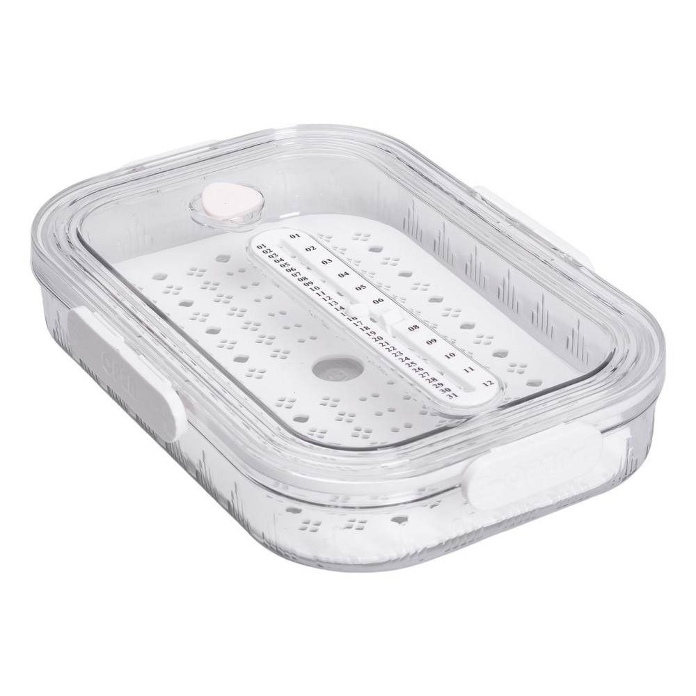 Контейнер для їжі пластиковий 32.5х22.5х6 см Білий HP-27-6 Коломия - фото 5